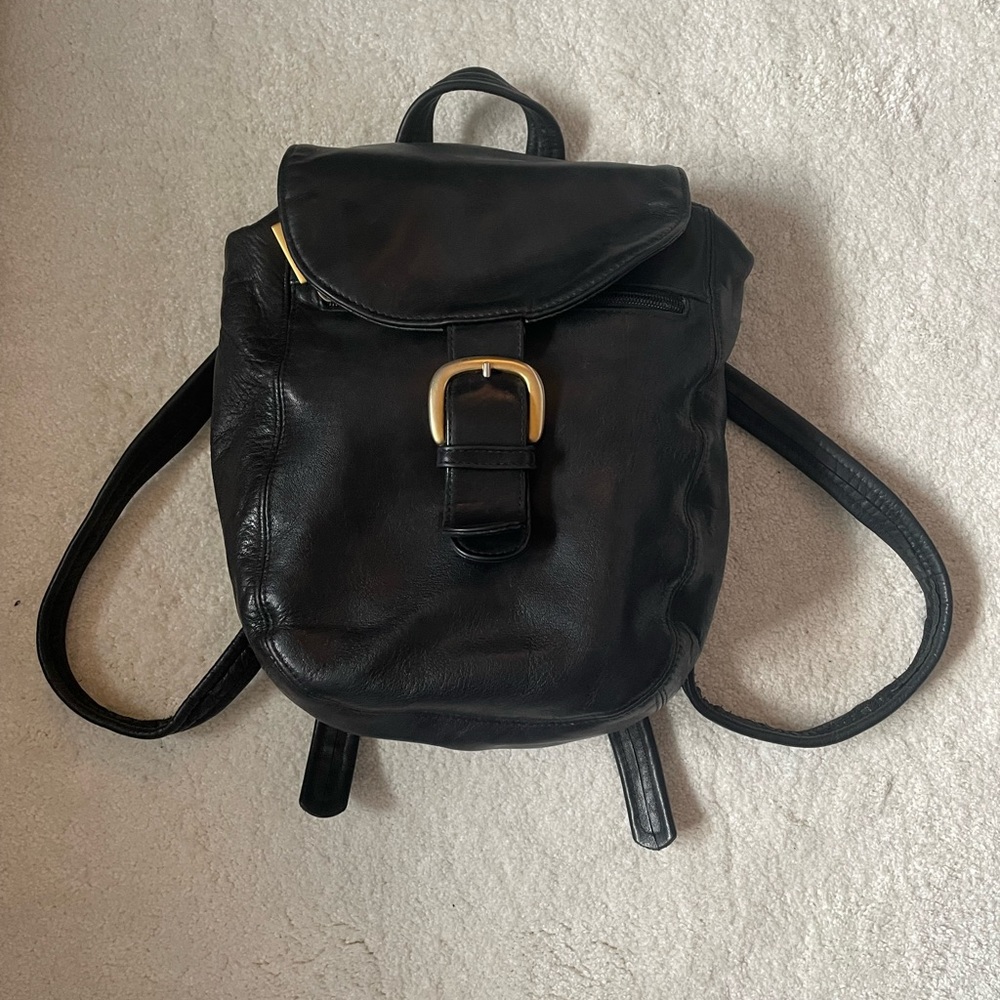 Vintage Tignanello Leather Backpack